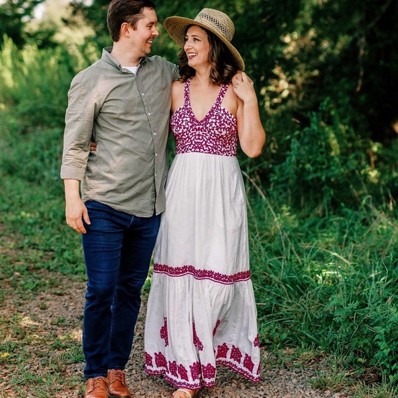 Anthropologie Manuela Embroidered Maxi Dress - Picture 13 of 16